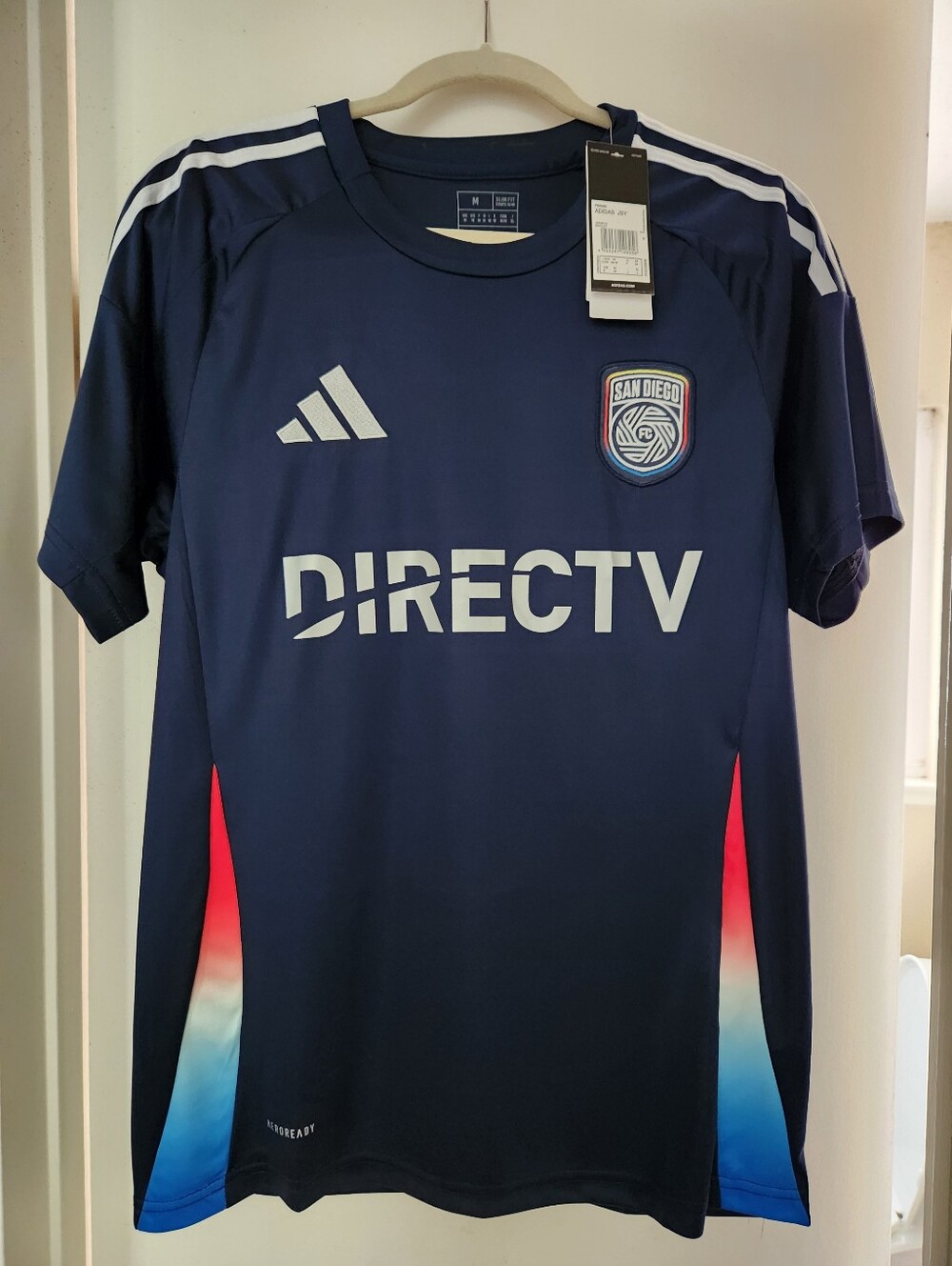 San Diego FC Jersey 10 Dreyer NWT Size Medium State of Flow Aeroready NWT
